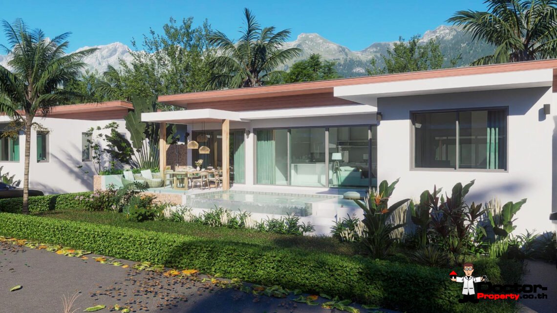 New 3-4 Bedroom Pool Villa in Lamai, Koh Samui – For Sale